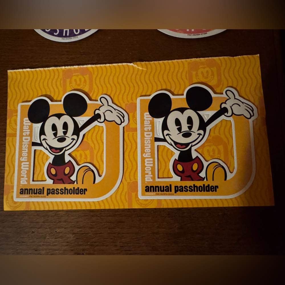 Disney World Annual Passholder Magnets - Picture 2 of 4